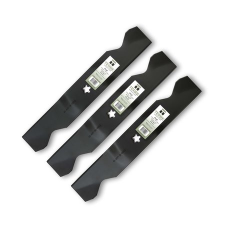 T TERRE 3-Pack High Lift Lawn Mower Blades for a 54 Inch Mower Deck, 3PK 41-AYP-18-0002-QTY3